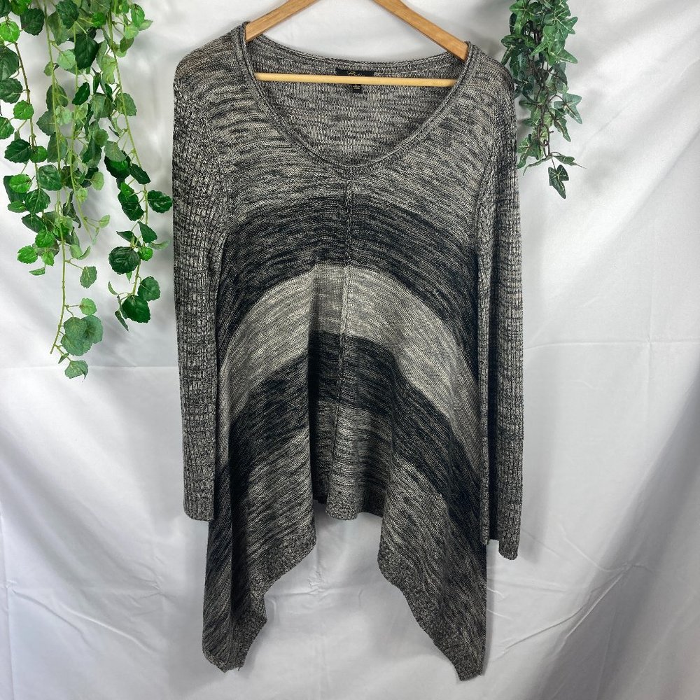 Cupio asymmetrical knit top